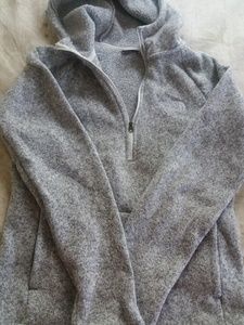 North Face 1/4 zip hoodie